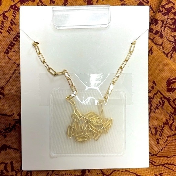 Brand New La Meno 18K Gold Plated Cross Chain Necklace Crystals Christian - Picture 9 of 12